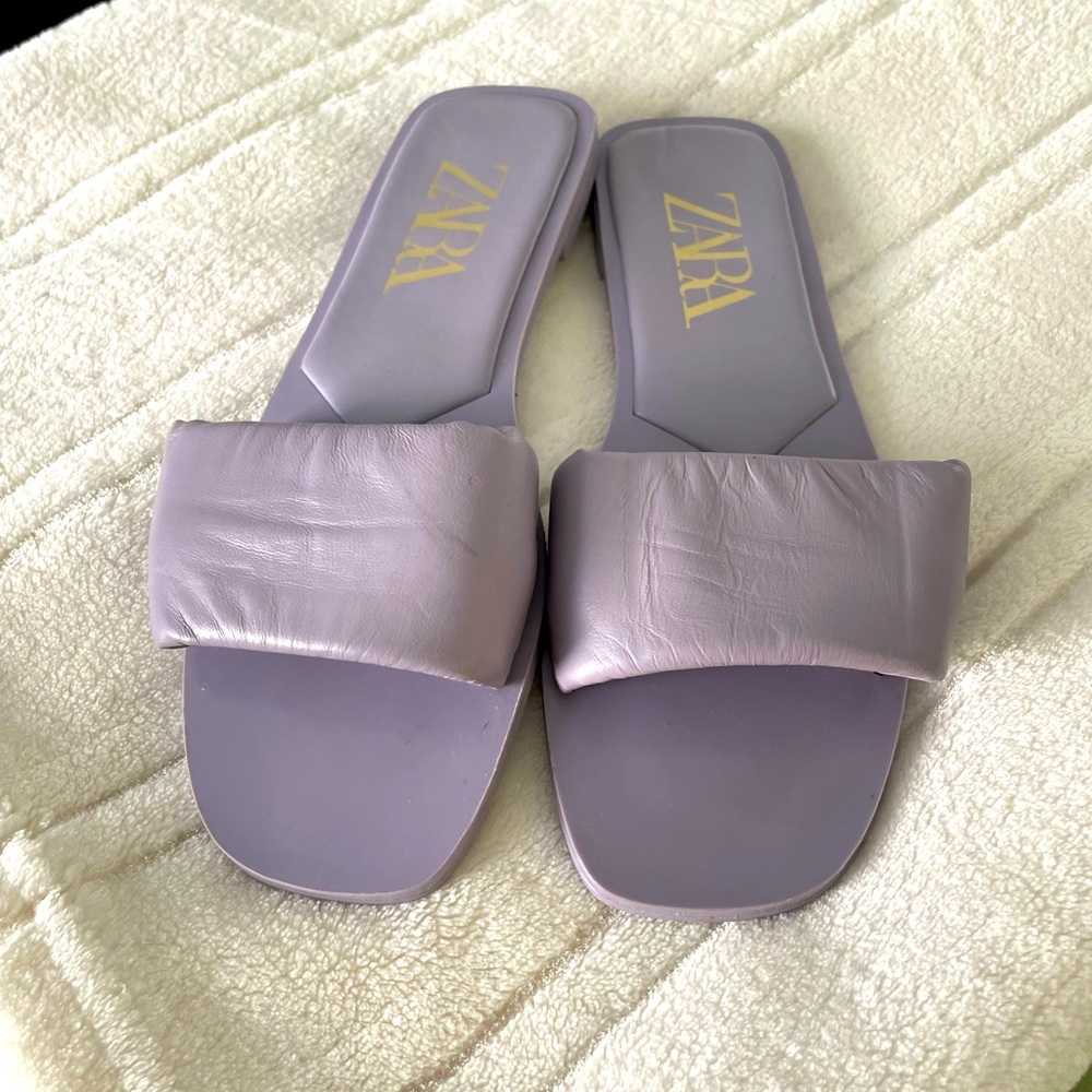 Lavender Zara padded Sandals